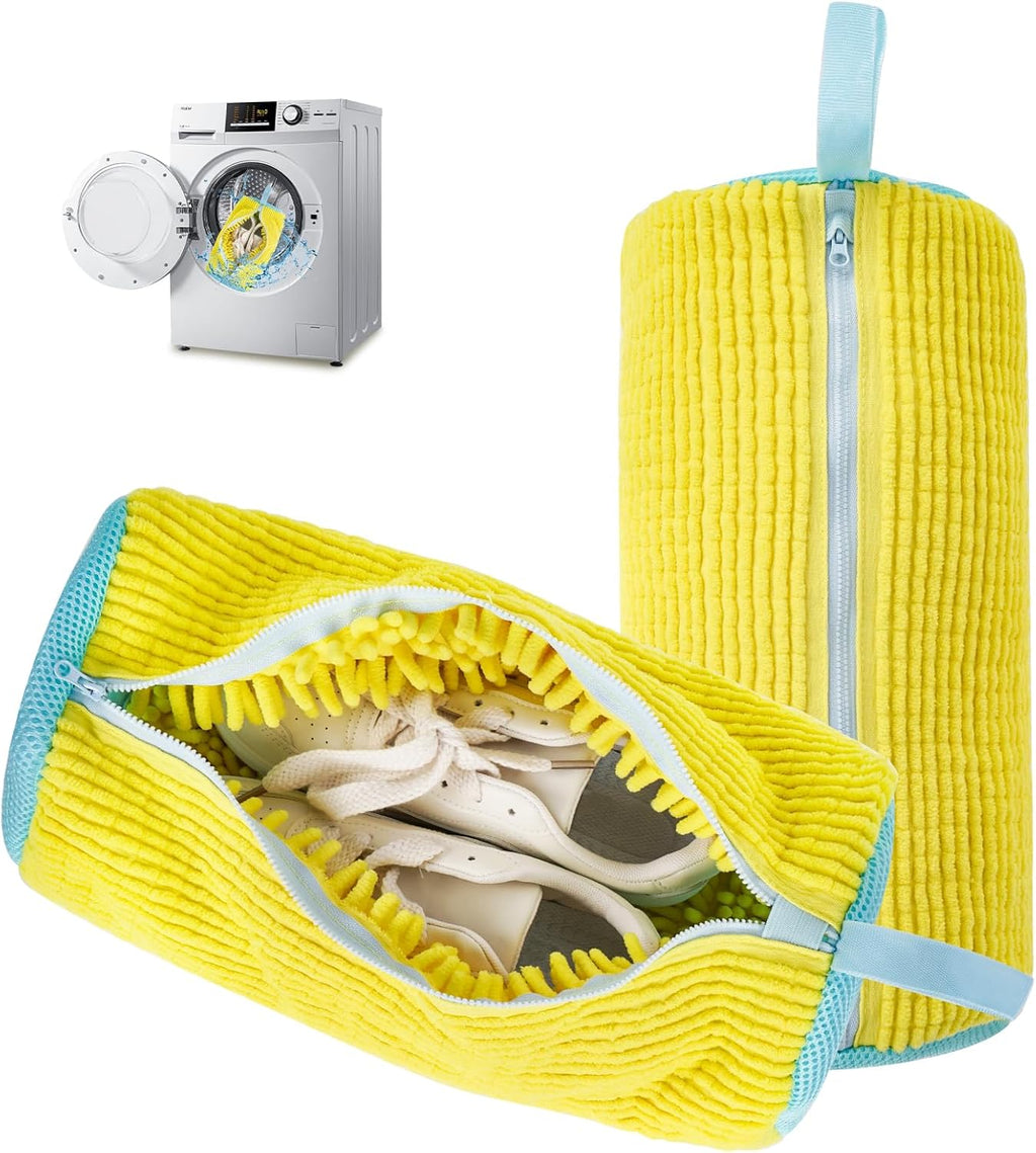 Shoe Washing Machine bag, Shoe Washing Bag, Versatile Shoe Laundry Bag, laundry Shoe Bag for Washer and Dryer, Reusable Sneaker Tennis Shoe Cleaner Kit
