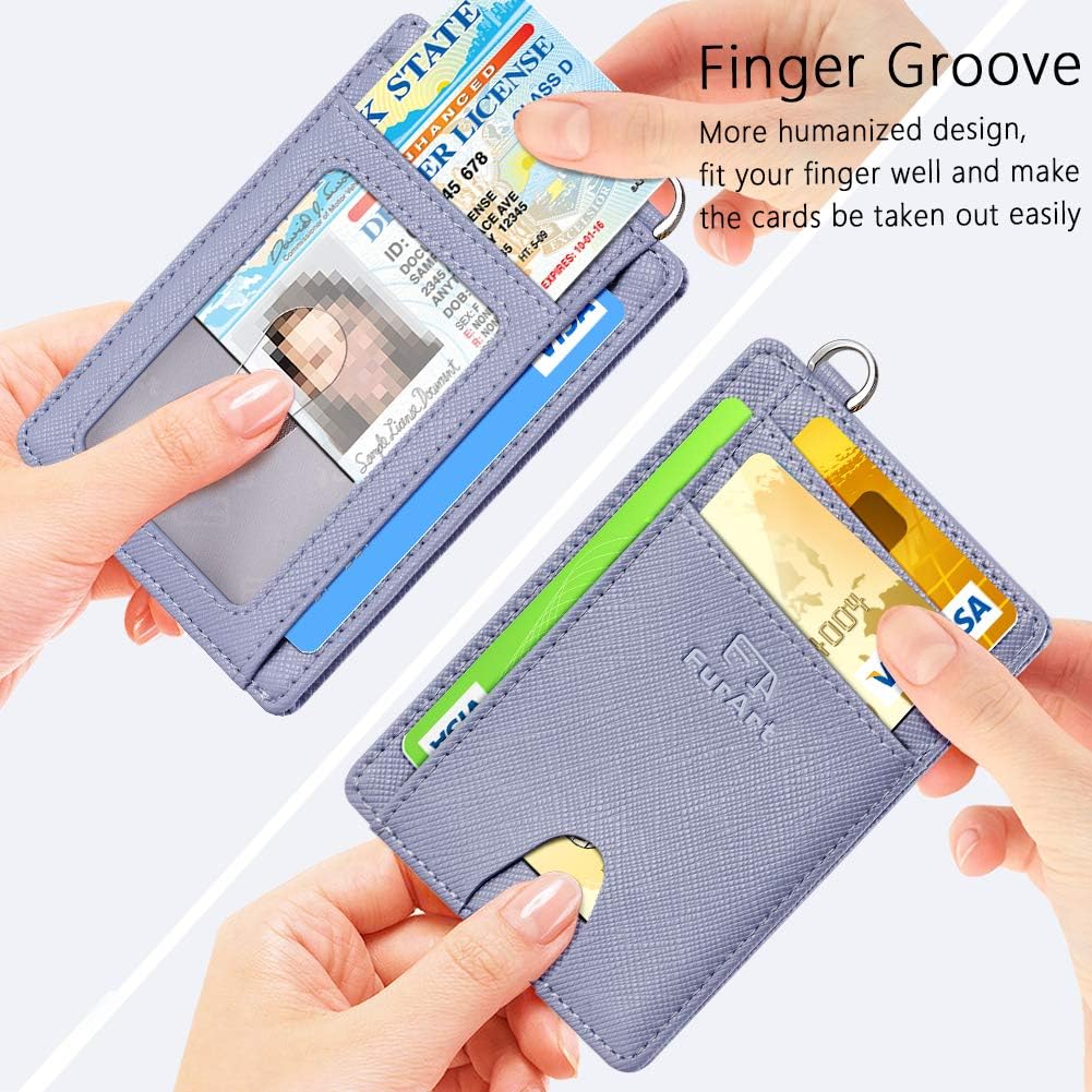 FurArt Slim Minimalist Wallet, Front Pocket Wallets, RFID Blocking, Credit Card Holder for Men & Women