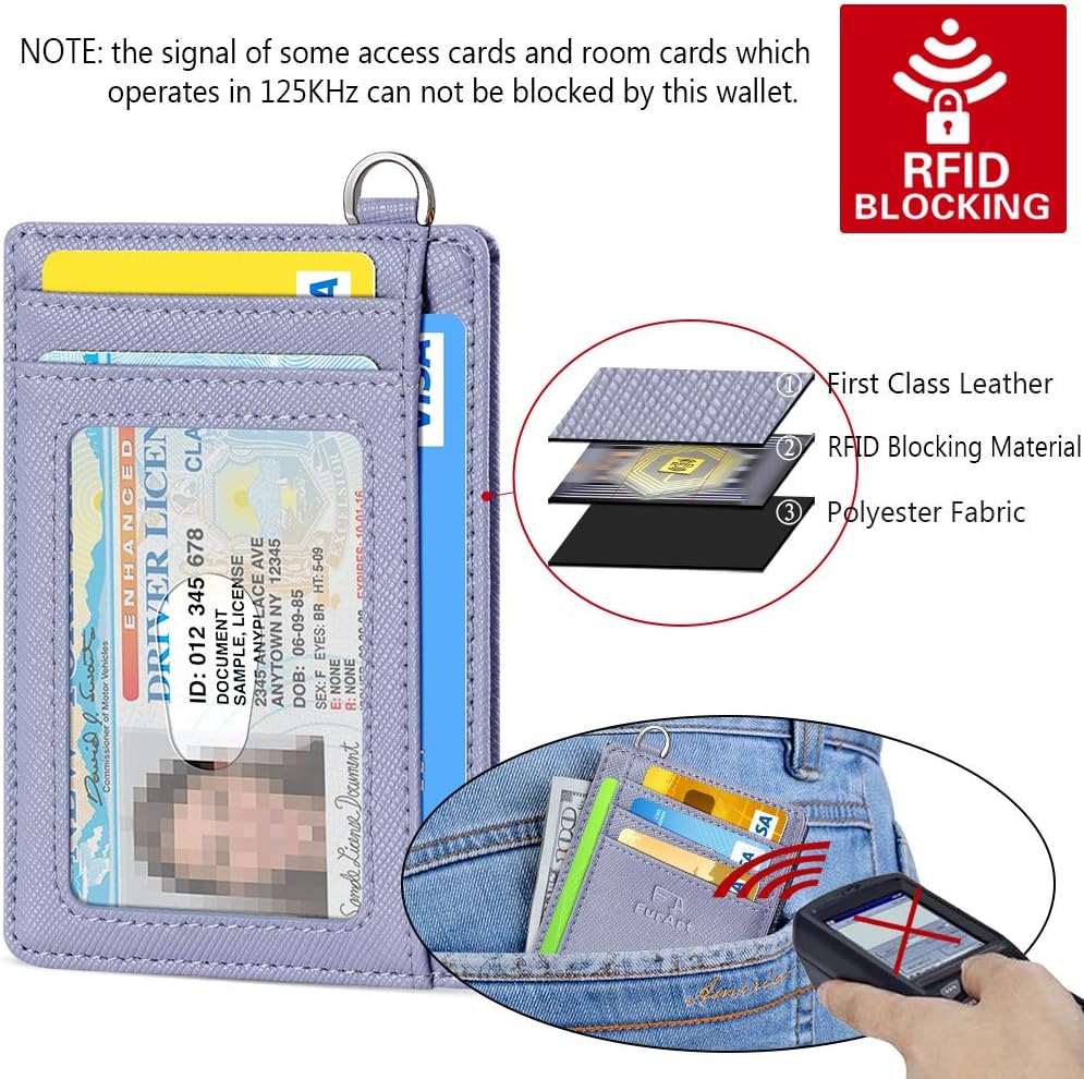 FurArt Slim Minimalist Wallet, Front Pocket Wallets, RFID Blocking, Credit Card Holder for Men & Women