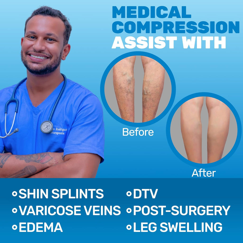 (3 Pairs - Closed Toe) Made in USA - Compression Stockings for Women 15-20mmHg - Sheer Compression Socks for Edema, Pregnancy, Diabetic, Post Surgery Recovery - Black, Small - A101BL1-3