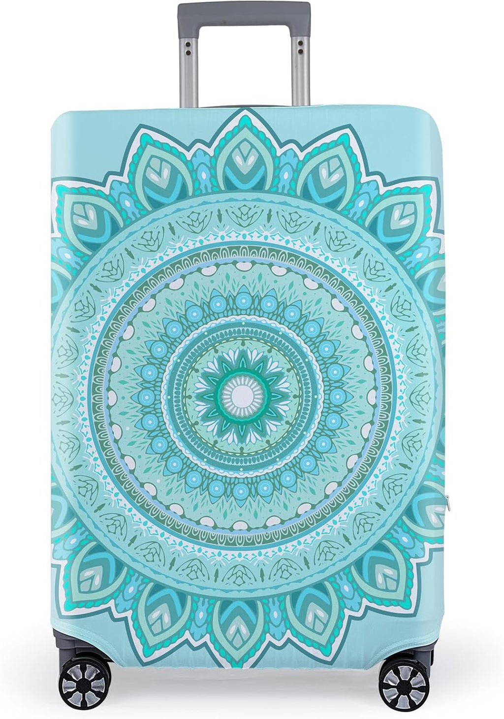 Pink Dino Suitcase Luggage Cover, Thick Suitcase Cover for Carry on Luggage Protector Fits 18-30 Inch Case