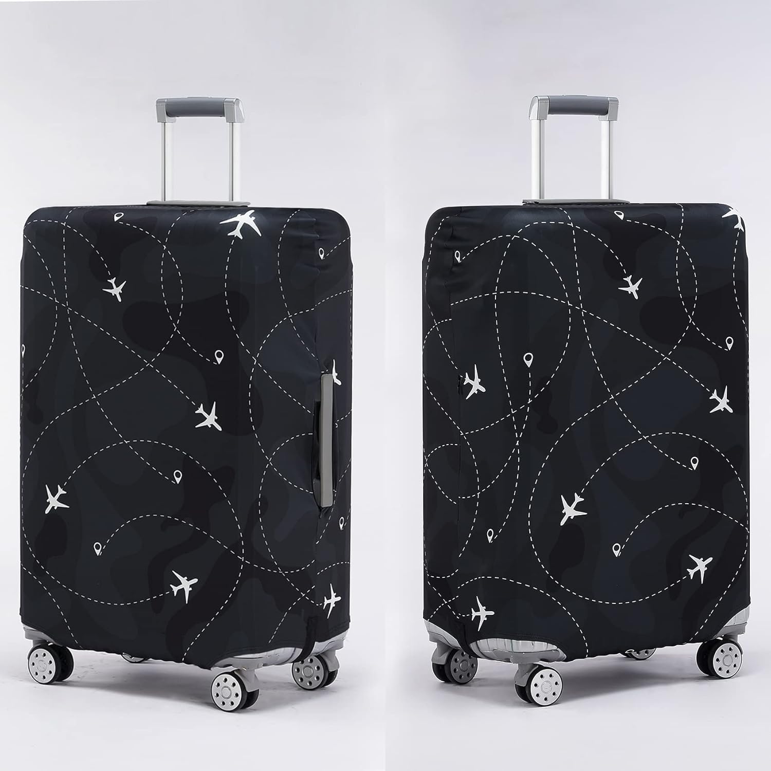 Travelkin Luggage Cover For Suitcase Tsa Approved, Suitcase Cover Protector Fits 18-32 Inch Luggage(M for 22-25 Inch Luggage)