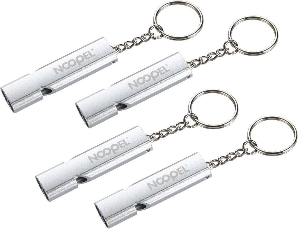 Noopel Emergency Whistles Lifeguard Safety Whistle with Lanyard and Keychain for Outdoor Camping Hiking Boating Backpacking Fishing Kayak Kids Rescue Signaling Loud Survival Whistle