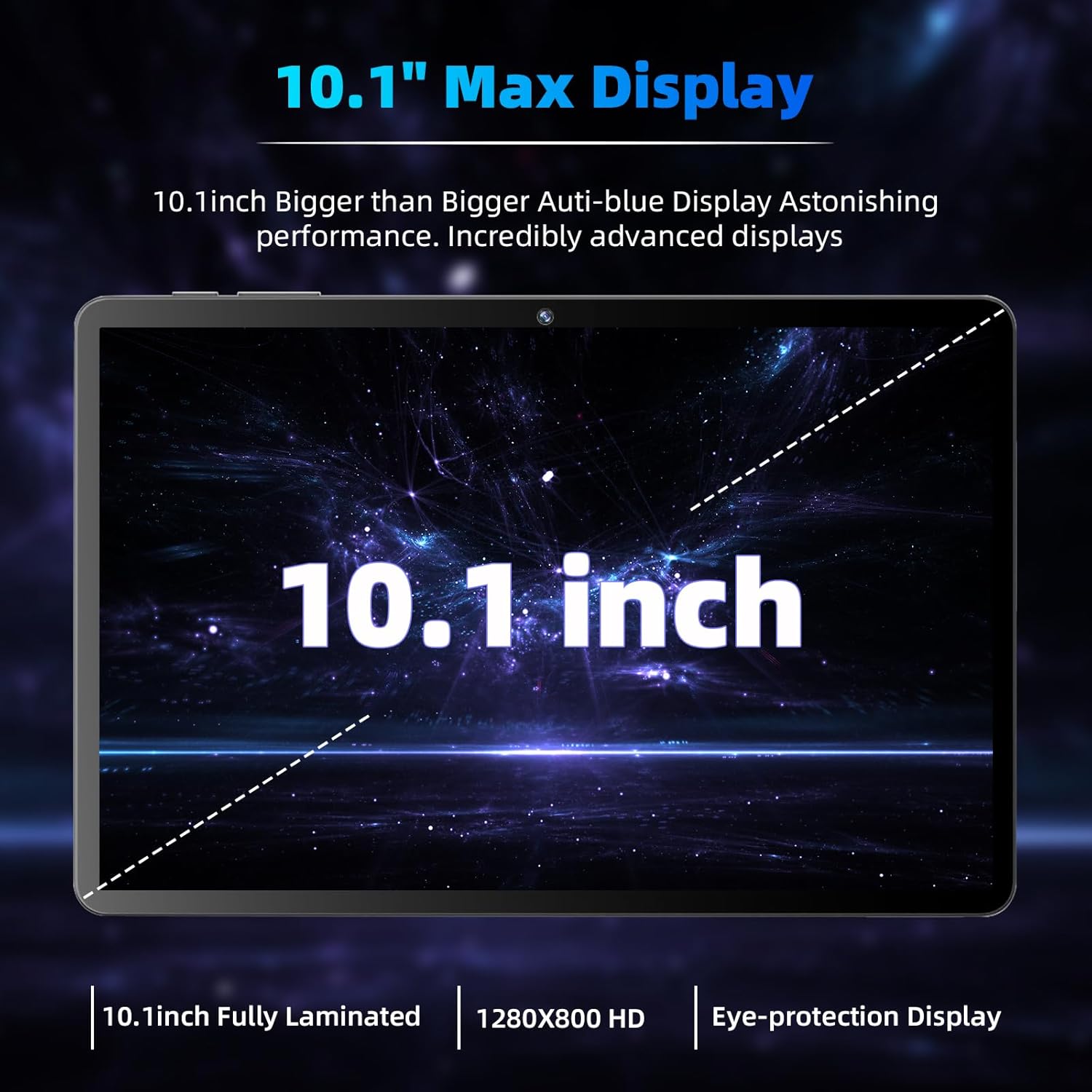 Android 14 Tablet,10 inch Tablets, Octa Core CPU, 10GB+64GB+512GB Expansion, 1280x800 HD IPS Touchcreen Display , Wi-Fi6, Dual Camera, 6000mAh Battery, Bluetooth5, 2 in 1 Tablet PC,Widevine L1