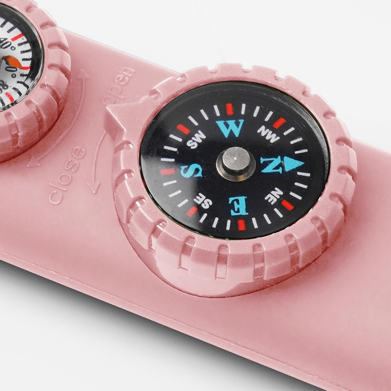 Multifunctional Survival Emergency Whistle for Kids with Compass Hiking Survival, Thermometer & Neck Lanyard | Emergency Safety Gear for Hiking, Camping, Kayaking, Boating, Climbing