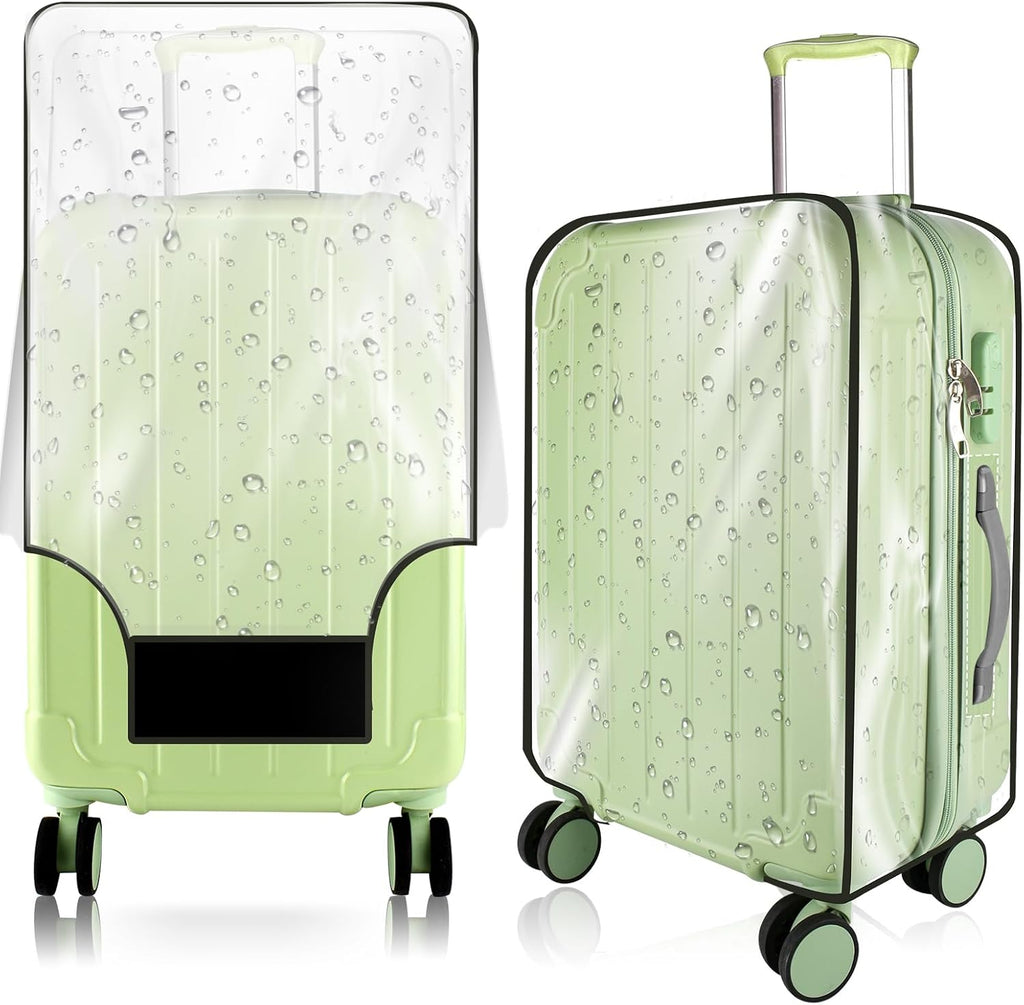 Thicken Clear Luggage Cover Protector, 26" PVC Luggage Covers for Suitcase Waterproof Dustproof Anti-scratch Travel Suitcase Covers Case for Wheeled Luggage