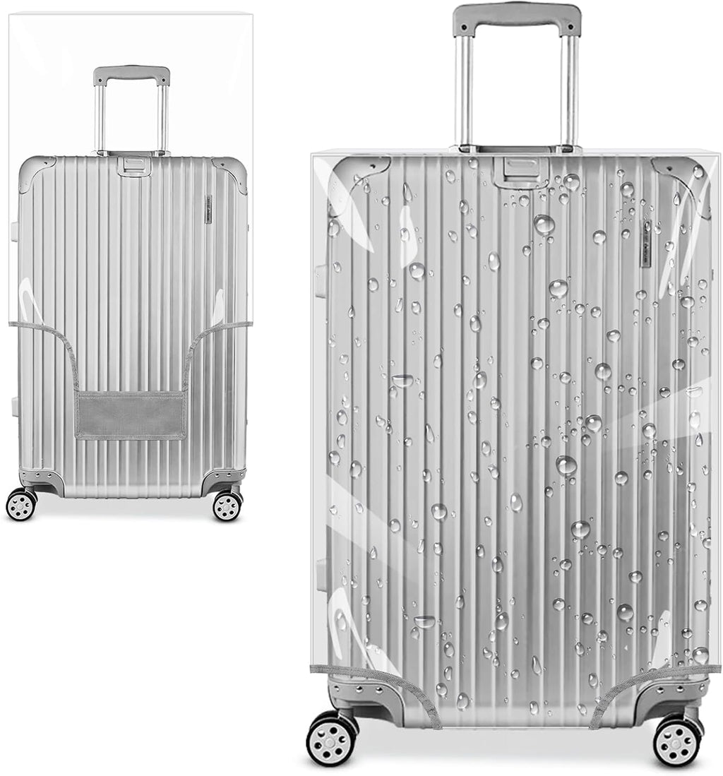 Yotako Clear PVC Suitcase Cover Tough Protector, 20 Inch Luggage Covers for Wheeled Suitcase 20"