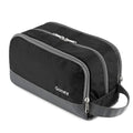 Gonex Travel Toiletry Bag Nylon, Dopp Kit Shaving Bag Toiletry Organizer Black