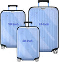Luggage Cover Clear PVC Suitcase Covers for Luggage Thick Transparent Waterproof Suitcase Protector with Large for 20"/24"/28" inch