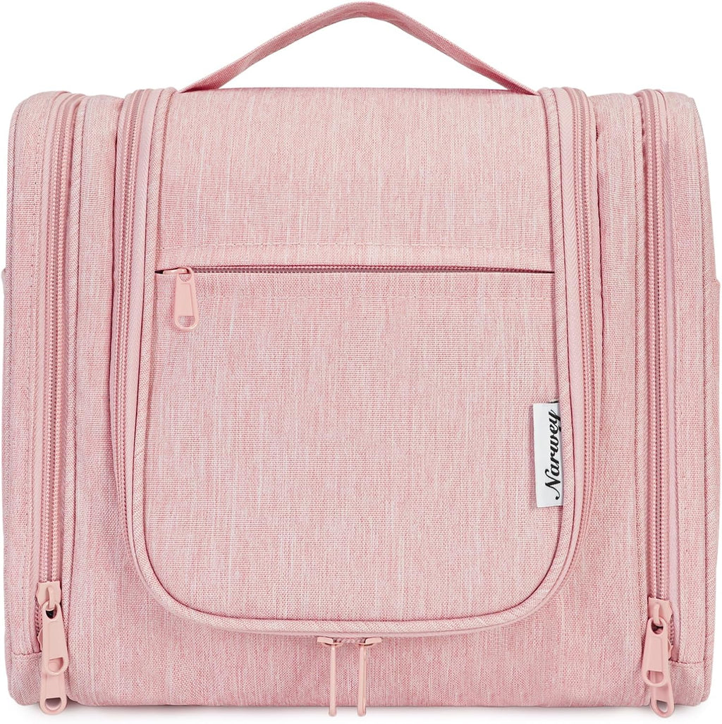 Narwey Hanging Toiletry Bag for Women Travel Makeup Bag Organizer Toiletries Bag for Cosmetics Essentials Accessories
