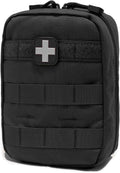 EMT Pouch MOLLE Ifak Pouch Tactical MOLLE Medical First Aid Kit Utility Pouch Carlebben (with Medical Supplies)