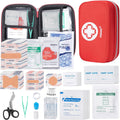 PTEROMY 300 Piece First Aid Kit, Portable Small Emergency Kits Compact 1st Aid Kit with Hard Storage Case for Car, Travel, Home, Camping, Outdoor, Hiking