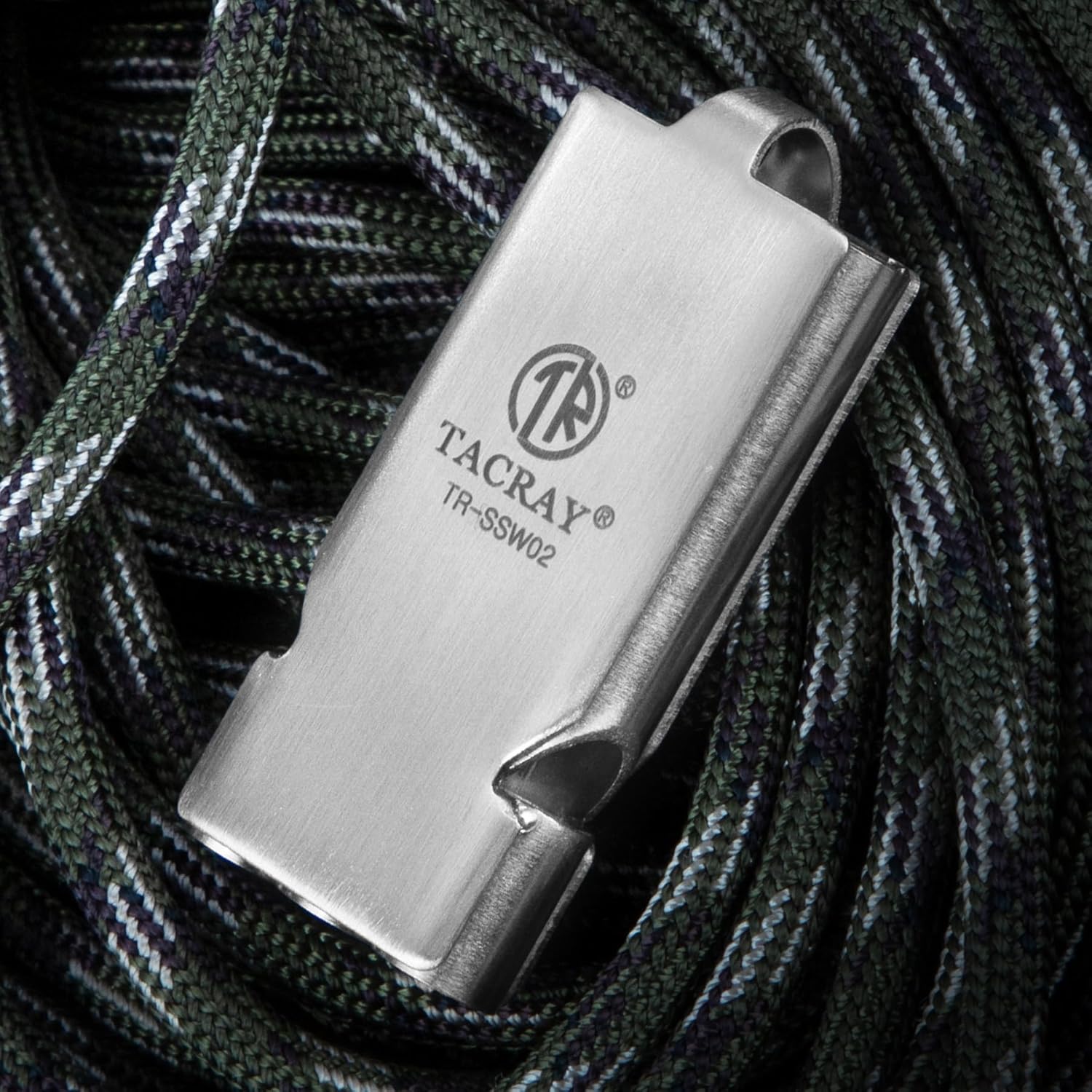 TACRAY Emergency Whistles Lifeguard Safety Whistle with Neck Chain and Keychain for Outdoor Camping Hiking