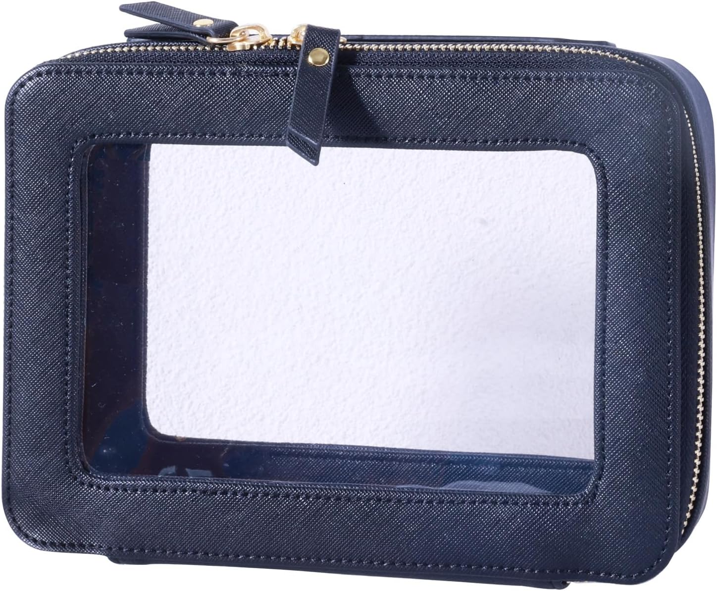 SANHECUN Toiletry bag waterproof cosmetic organizer with handle lagre opening for travelling