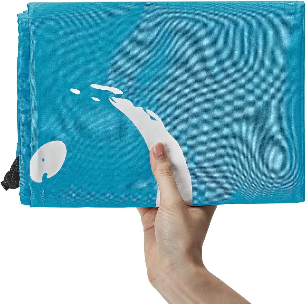 HOMEST XL Wash Me Travel Laundry Bag, Dirty Clothes Organizer, Large Enough to Hold 4 Loads of Laundry, Easy Fit a Laundry Hamper or Basket, Light Blue