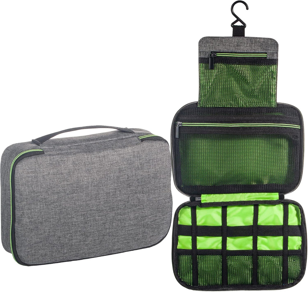 Foldable Man Hanging Travel Toiletry Bag Shaving Dopp Kit Travelling Shower Bathroom Wash Bag Makeup Organizer Hygiene Bag Toilet Pouch Men Camping Toiletry Bag Multifunction cosmetic bag with hook