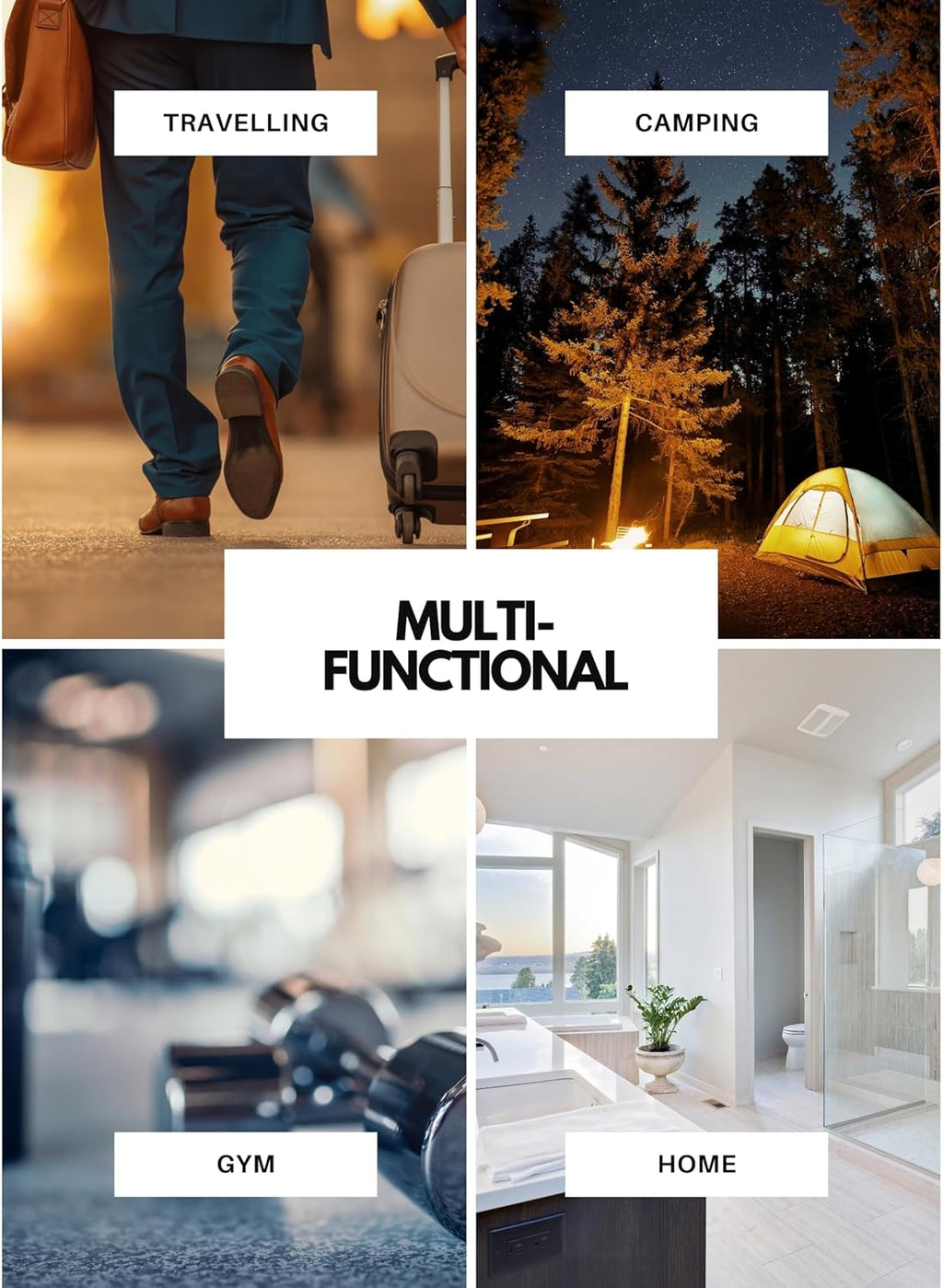 TSA Approved Clear Toiletry Bag 2-Pack, Quart Size Travel Cosmetic & Makeup Bags, Carry-On Airport Compliant