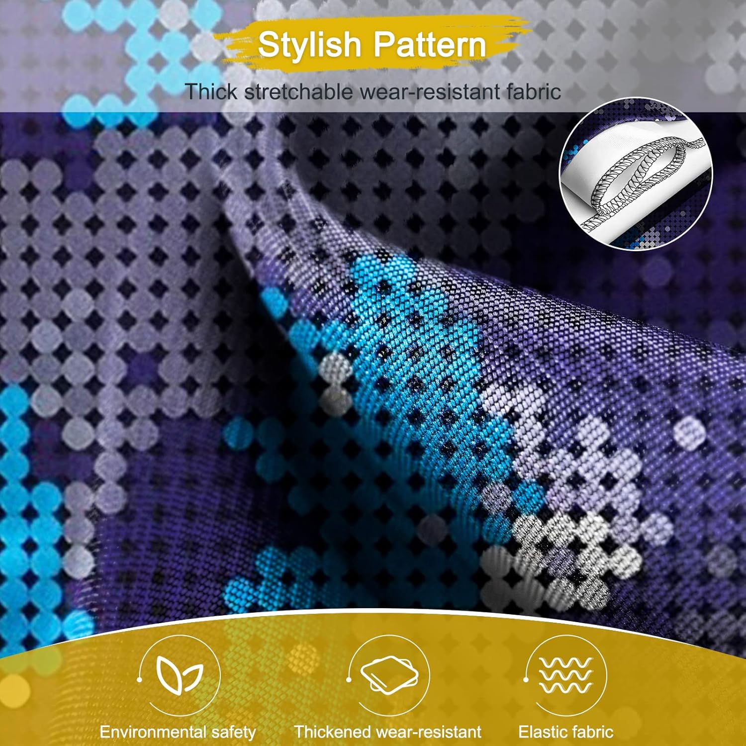 28 Inch PVC Luggage Protector Covers for TSA Approved Clear Suitcase Cover Protector Transparent Luggage Protective Cover Set (Map, Suitable for 28“-29")