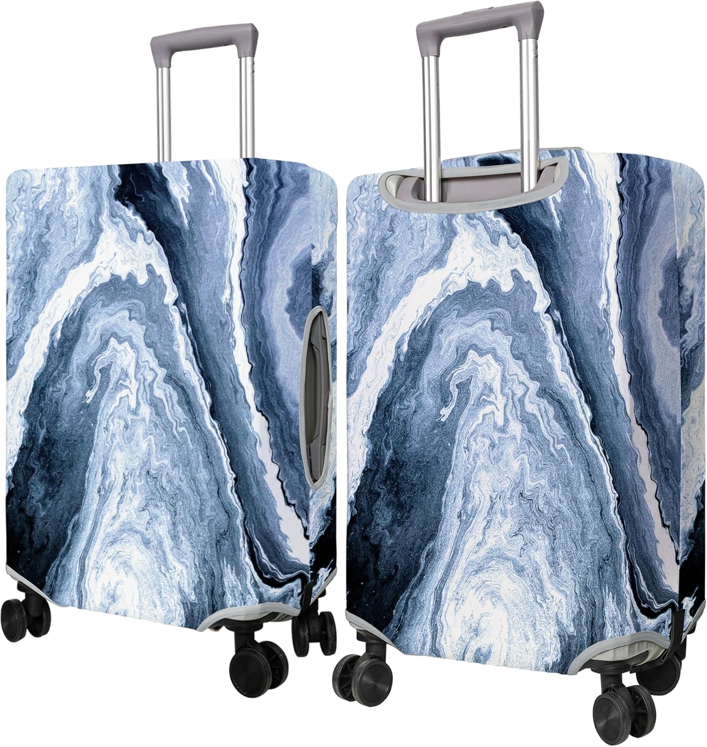 Travel Luggage Cover Suitcase Protector Fits 18-32 Inch Wheel Covers PatternedTravel Related Items Flower Luggage Protector Elastic XL