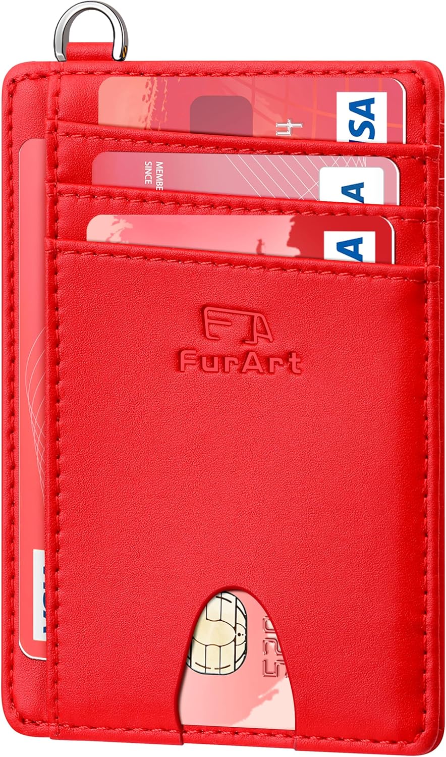 FurArt Slim Minimalist Wallet, Front Pocket Wallets, RFID Blocking, Credit Card Holder for Men & Women