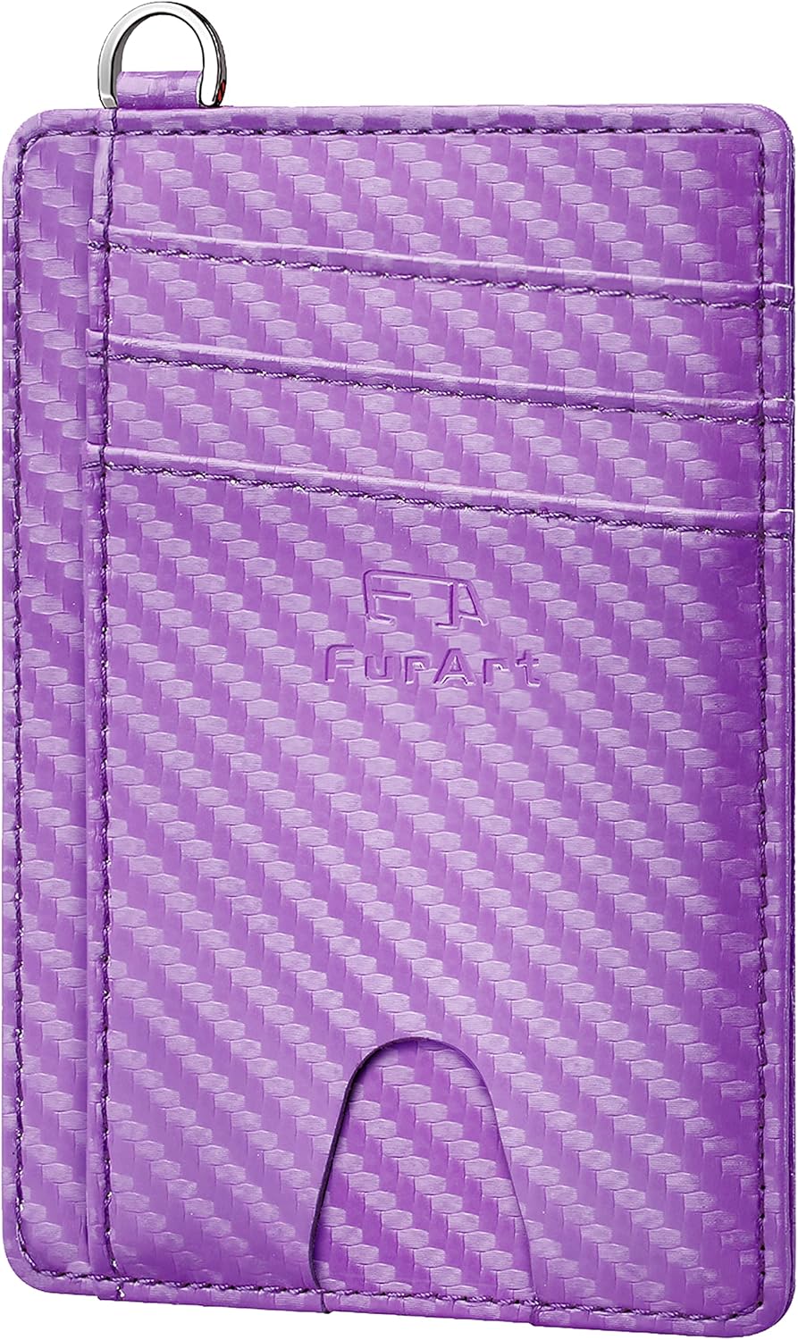 FurArt Slim Minimalist Wallet, Front Pocket Wallets, RFID Blocking, Credit Card Holder for Men & Women