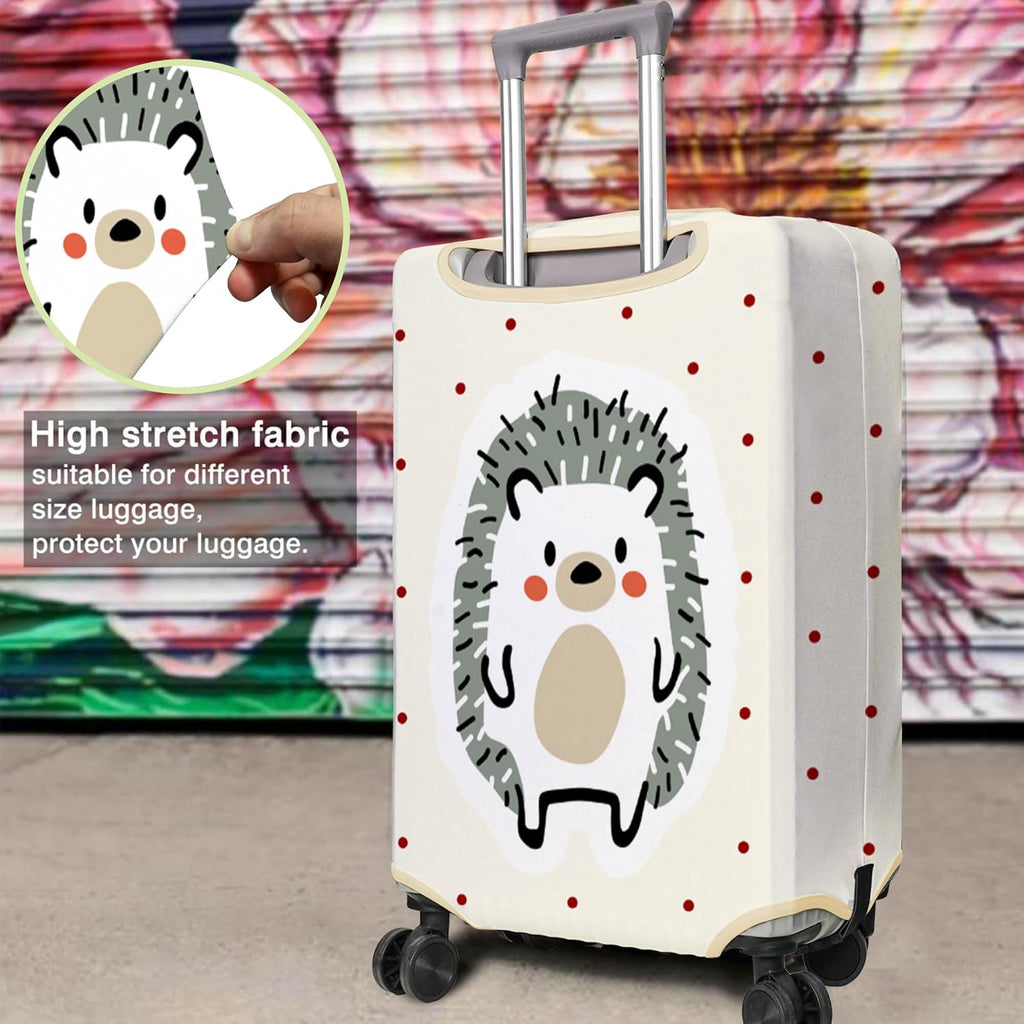 Travel Luggage Cover Suitcase Protector Fits 18-32 Inch Wheel Covers PatternedTravel Related Items Flower Luggage Protector Elastic XL