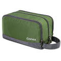 Gonex Travel Toiletry Bag Nylon, Dopp Kit Shaving Bag Toiletry Organizer Olive Green
