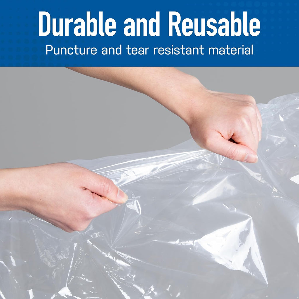 10 Pack Medium Vacuum Storage Bags for Comforters, Blankets & Clothes – Vacuum Sealed Compression Bags with Hand Pump – Space Saver Storage Bags for Bedding, Moving, Travel & Organization