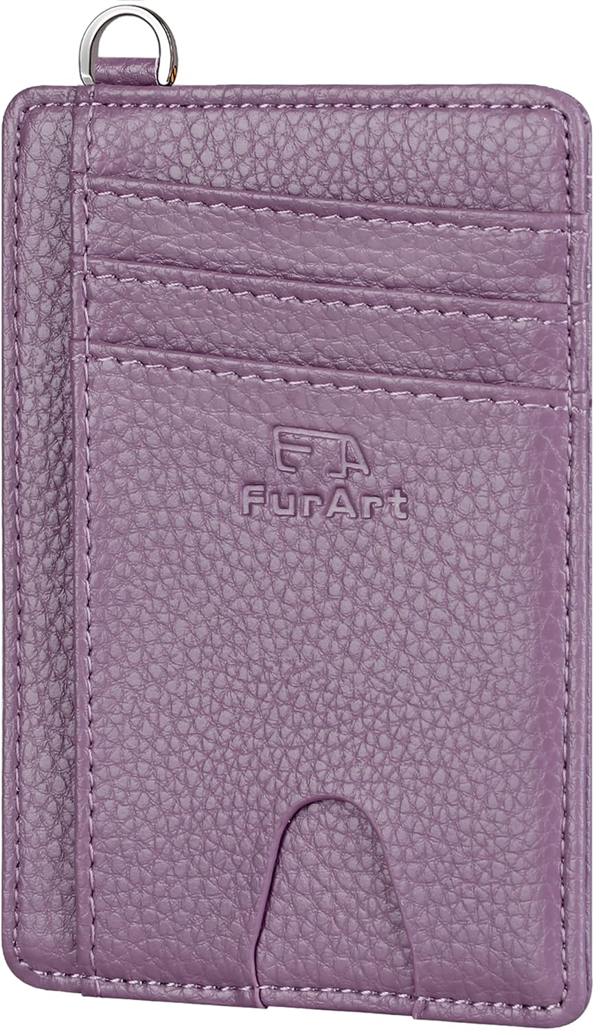 FurArt Slim Minimalist Wallet, Front Pocket Wallets, RFID Blocking, Credit Card Holder for Men & Women