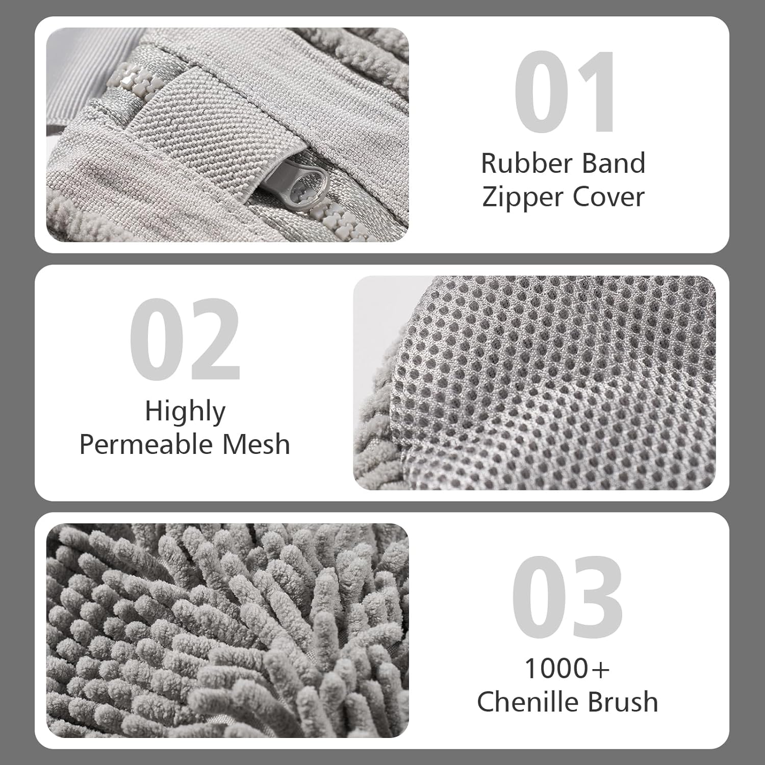 HEAVYWOOD Shoes Bag for Washing Machine Reusable Shoe Cleaning Washing Machine Bag Sturdy Anti-Rust Zipper 15.7’’*7.8’’ Shoe Laundry Bag for Washer and Dryer for Sneakers (Gray, 2Packs)