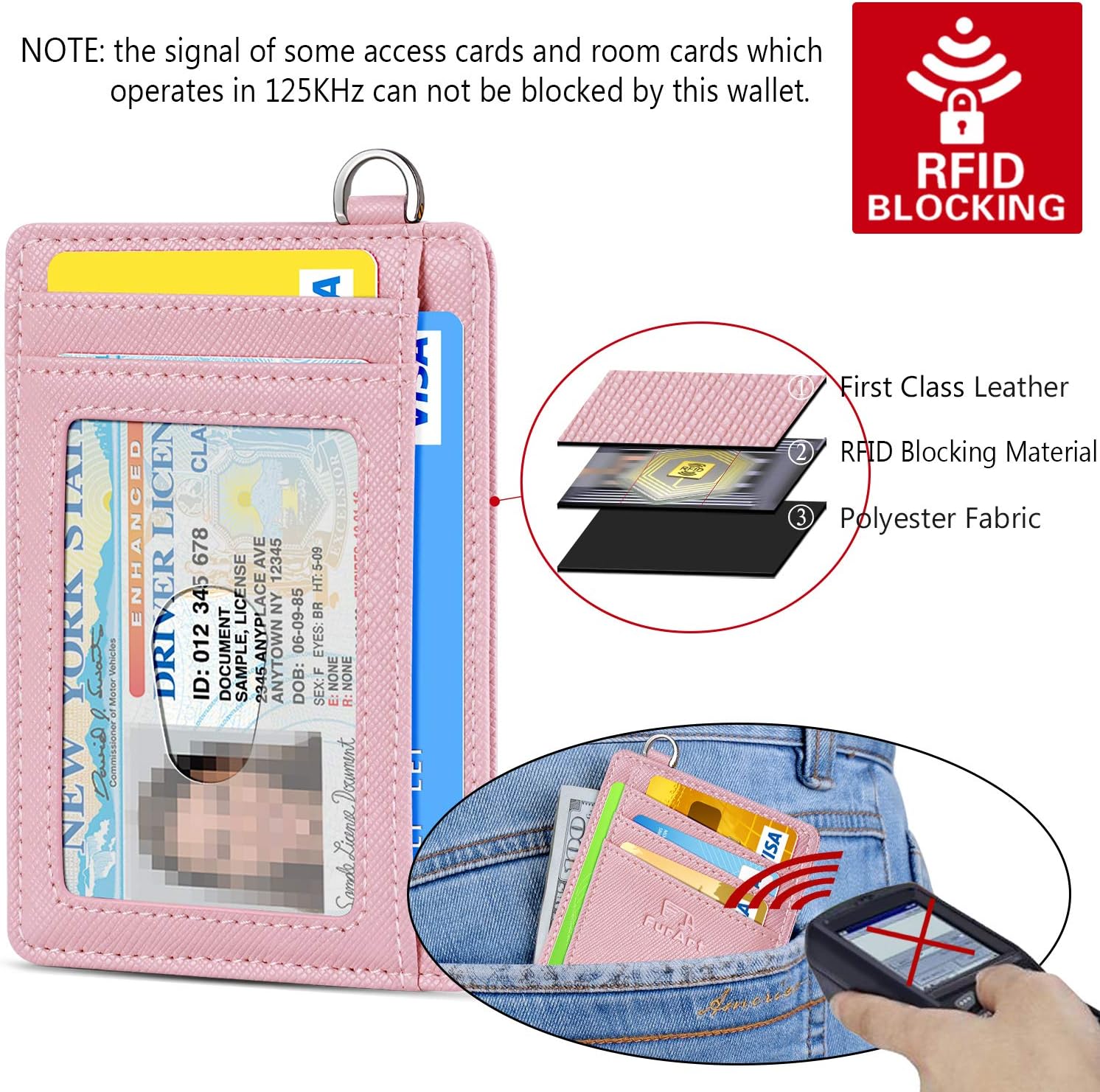 FurArt Slim Minimalist Wallet, Front Pocket Wallets, RFID Blocking, Credit Card Holder for Men & Women