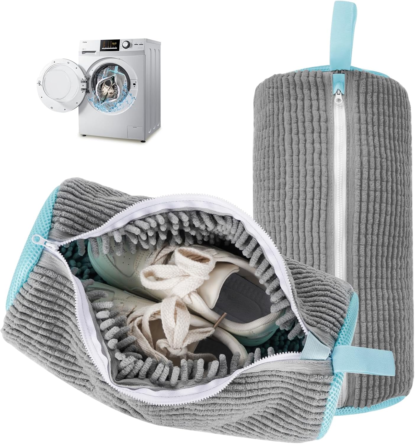 Shoe Washing Machine Bag, Versatile Laundry Bag for Washer and Dryer, Reusable Sneaker Tennis Cleaner Kit
