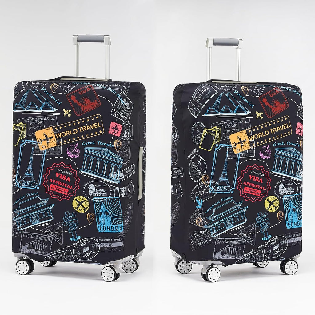 Travelkin Luggage Covers For Suitcase Tsa Approved,Suitcase Cover Protector Fit 18-32 Inch Luggage
