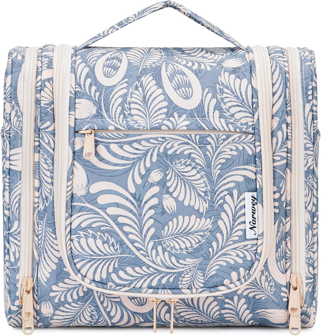 Narwey Hanging Toiletry Bag for Women Travel Makeup Bag Organizer Toiletries Bag for Cosmetics Essentials Accessories