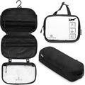 Toiletry Bag Kit Set: Hanging Travel Toiletry Bag + 311 TSA Cosmetic Liquid Bag + Ultralight Accessory Organizer Pouch