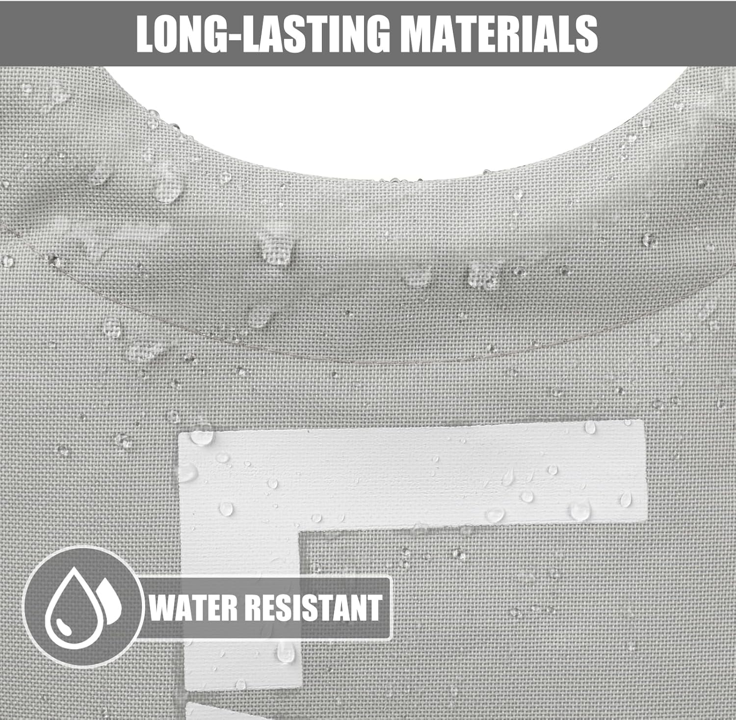 DOKEHOM 125L X-Large Collapsible Washing Laundry Basket Bag (7 Colors) for Bedroom, Fabric (Grey, XL)