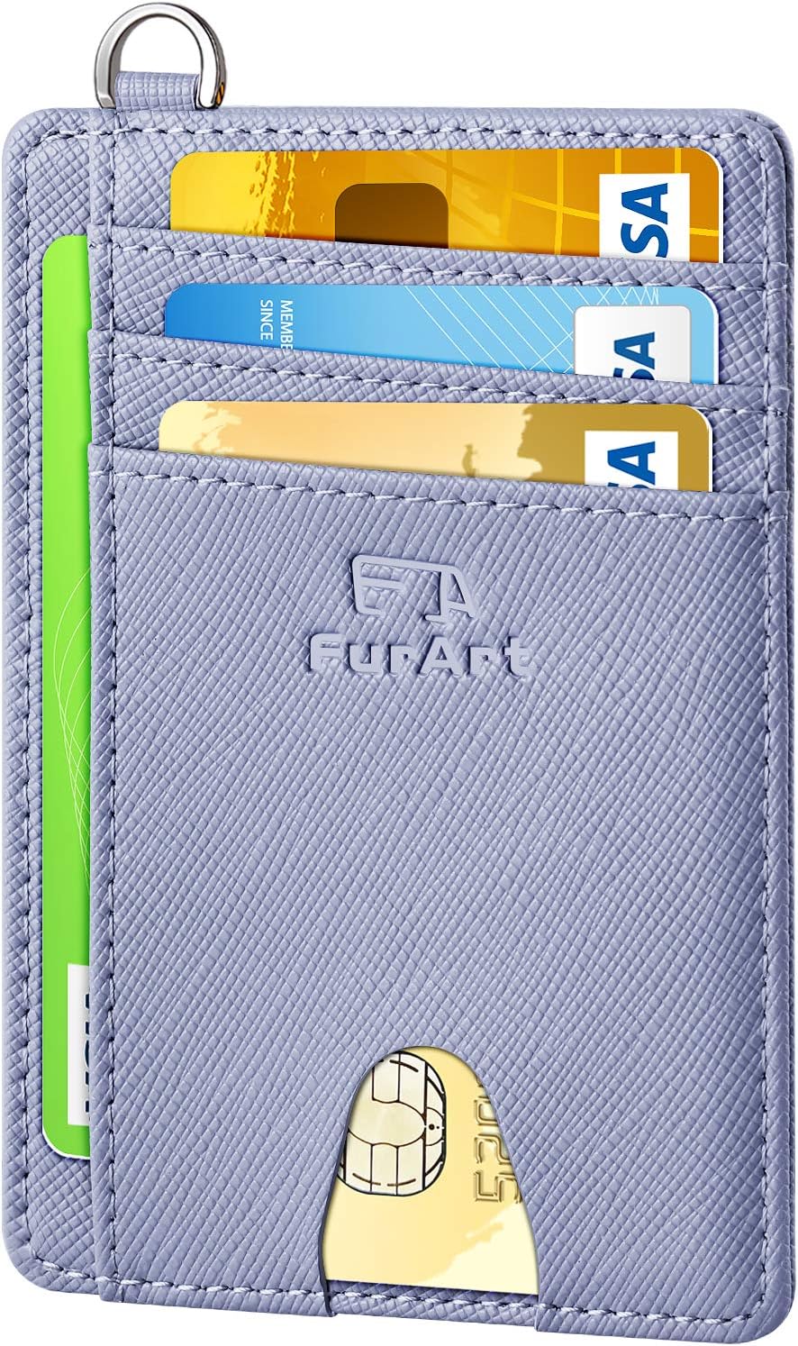 FurArt Slim Minimalist Wallet, Front Pocket Wallets, RFID Blocking, Credit Card Holder for Men & Women