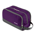Gonex Travel Toiletry Bag Nylon, Dopp Kit Shaving Bag Toiletry Organizer Deep Purple