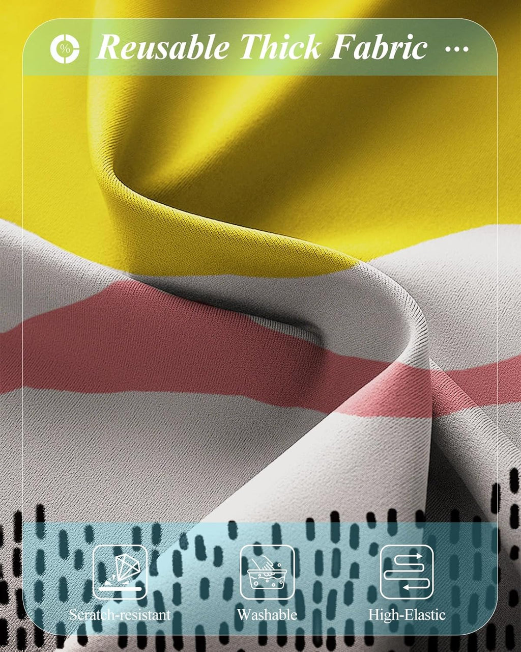 Slohif Luggage Cover for Suitcase Tsa Approved Protector - Luggage Sleeve Large Suit Case Cover Travel Stretch Baggage Case Protective Washable Fit 22-24 Inch Patchwork S