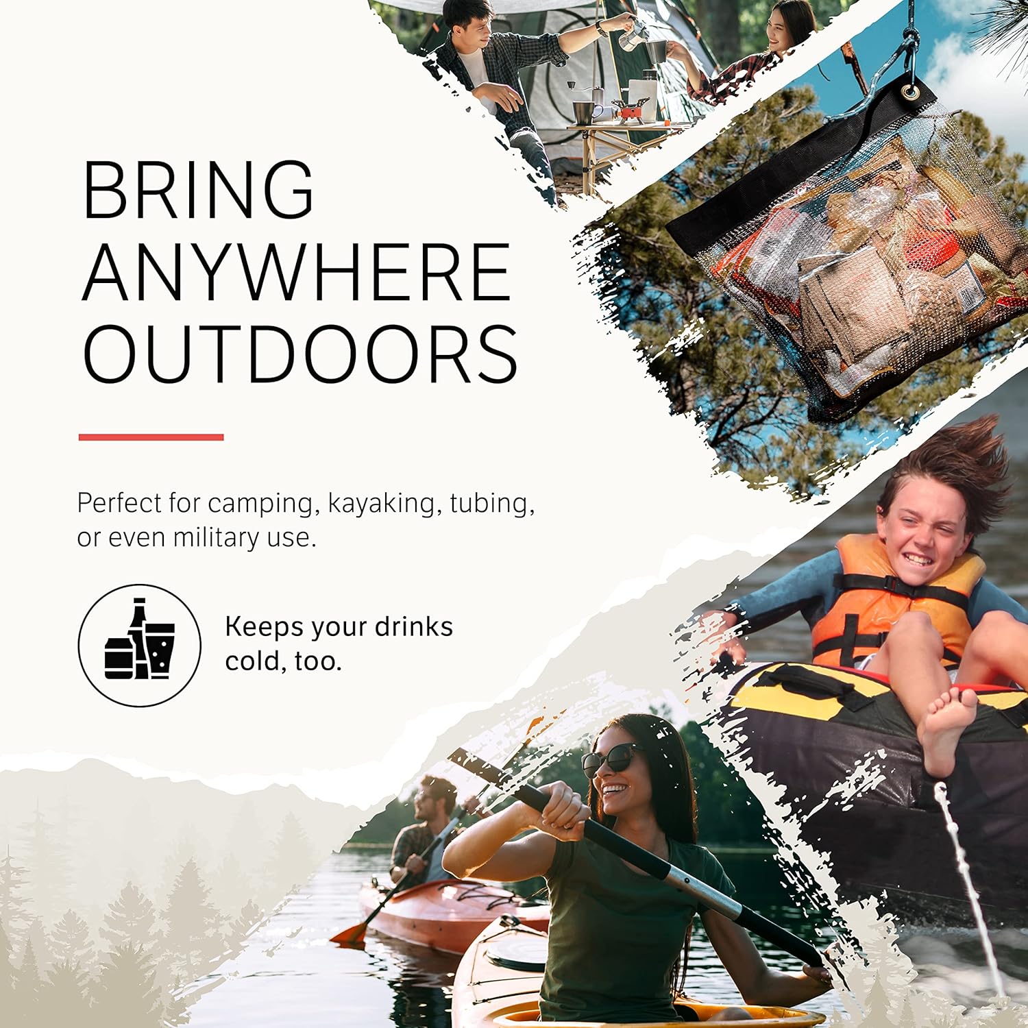 Rodent Proof Bear Bags - Ultralight Stainless Steel Mesh Bag for Camping Food Storage - Sturdy and Rust-Resistant Sack with Lock and Grommet For Easy Hanging