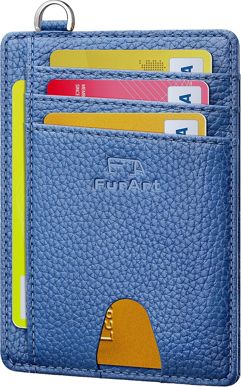 FurArt Slim Minimalist Wallet, Front Pocket Wallets, RFID Blocking, Credit Card Holder for Men & Women