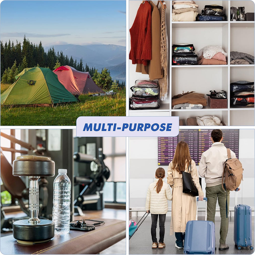 TSA Approved Toiletry Bag 3-1-1 Clear Travel Cosmetic Bag with Handle - Quart Size Bag with Zipper - Carry-on Luggage Clear Toiletry Bag for Liquids - Airport Airline TSA Compliant Color Pink