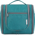 Narwey Hanging Toiletry Bag for Women Travel Makeup Bag Organizer Toiletries Bag Men for Cosmetics Essentials Accessories (Large, Teal)