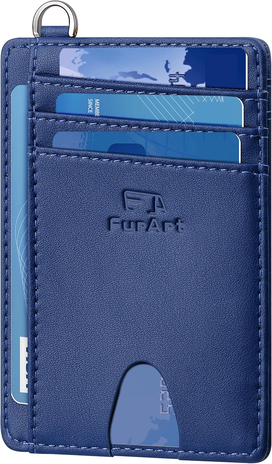 FurArt Slim Minimalist Wallet, Front Pocket Wallets, RFID Blocking, Credit Card Holder for Men & Women