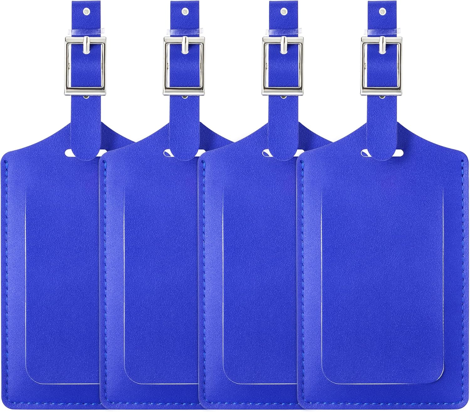 Travelambo Luggage Tags for Suitcases PU Leather Travel Tags Bag Tags Privacy Protection Travel Essentials