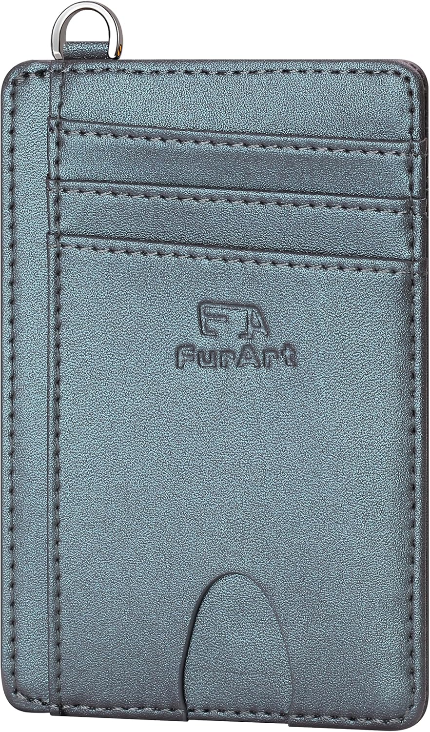 FurArt Slim Minimalist Wallet, Front Pocket Wallets, RFID Blocking, Credit Card Holder for Men & Women